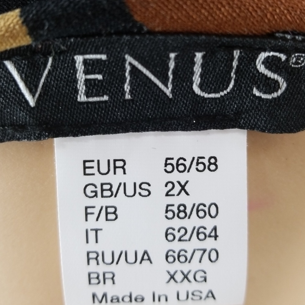 Venus women's tie waist size 2x stretch knit dress - Picture 5 of 7